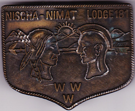 Nischa Nimat Lodge #181 Belt Buckle