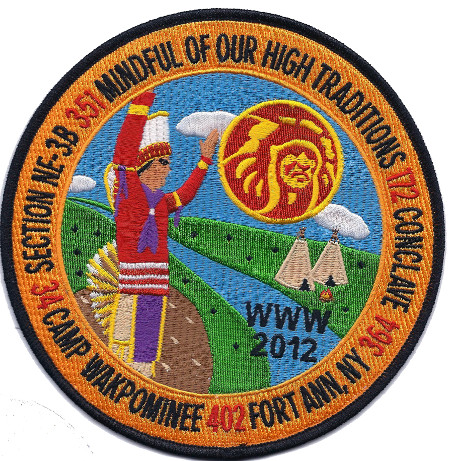 Section NE-3B 2012 Conclave Jacket Patch