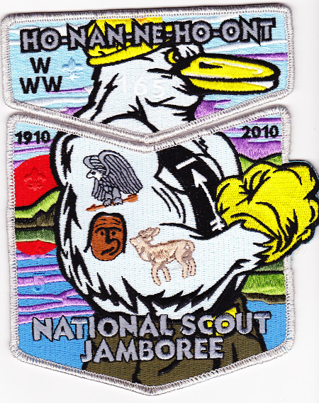 Ho-Nan-Ne-Ho-Ont Lodge #165 2010 National Jamboree Delegate Set S32 X12