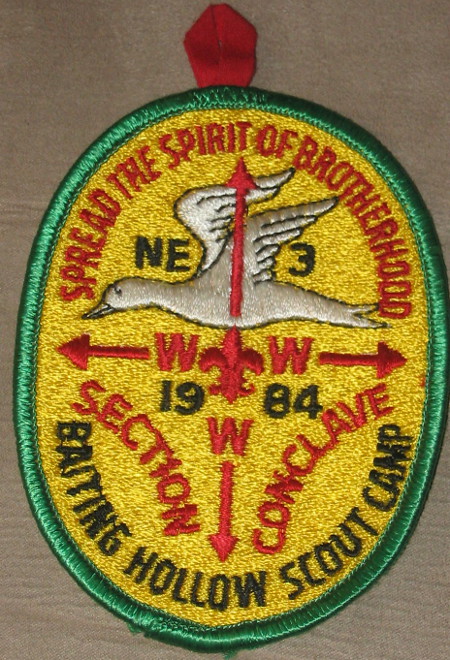 Section NE-3A 1984 Conclave Pocket Patch