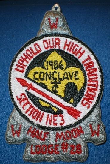 1986 NE-3A Section Conclave Pocket Patch
