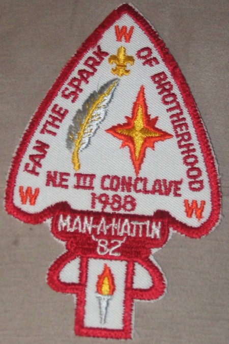 Section NE-3 1988 Conclave Pocket Patch