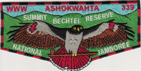 Ashokwahta Lodge #339 2013 Jamboree Flap S22