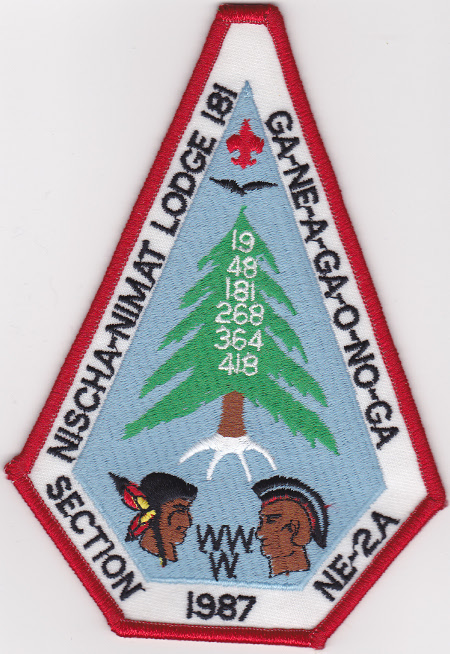 Section NE-2A 1987 Conclave Jacket Patch