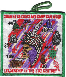 Section NE-3A 2004 Conclave Green Border Pocket Patch