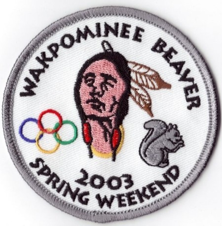 Haudenosaunee Lodge #19 Wakpominee Chapter 2003 Beaver Spring Weekend eR2003-1