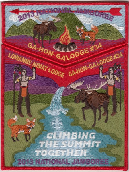 Ga Hon Ga Lodge #34 2013 Jamboree Contingent Set S14 X11
