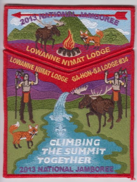 Lowanne Nimat Lodge #219 2013 Jamboree Contingent Set S11 X4