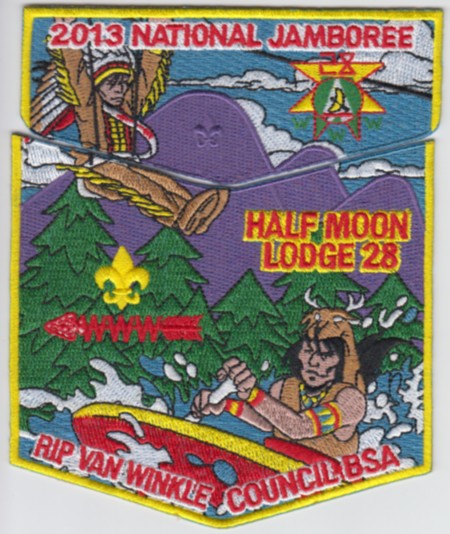 Half Moon Lodge #28 2013 Jamboree Set S44 X15
