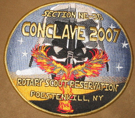 Section NE-3B 2007 Conclave Jacket Patch