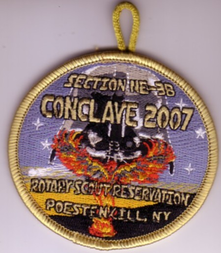 Section NE-3B 2007 Conclave Gold Pocket Patch