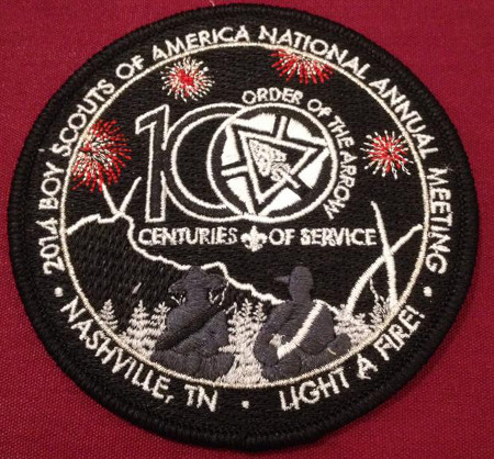 100th Anniversary of the Order of the Arrow National Meeting Patch