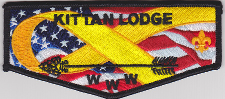 Kittan Lodge #364 Support the Troops Flap S29