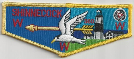 Shinnecock Lodge #360 OA Centennial Flap F6