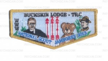 Buckskin Lodge #412 2013 GMY Border National Jamboree Flap S73