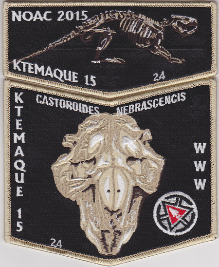 Ktemaque Lodge #15 2015 numbered Fundraiser Delegate Set S63X34