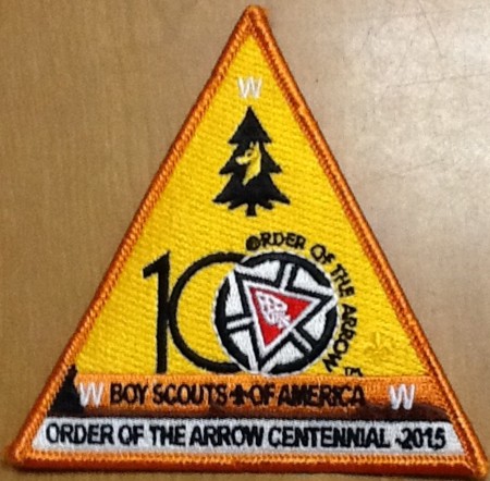 Buckskin Lodge #412 OA Centennial Triangle X30
