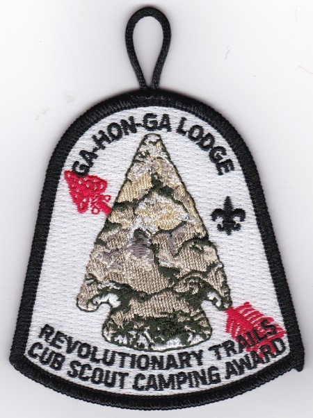 Ga-Hon-Ga Lodge #34 2015 Cub Scout Camping Award X13