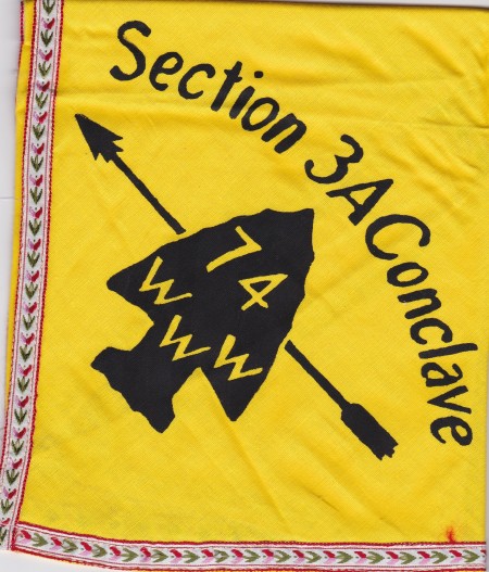 Section NE-3A 1974 Conclave Neckerchief Ribbon Border
