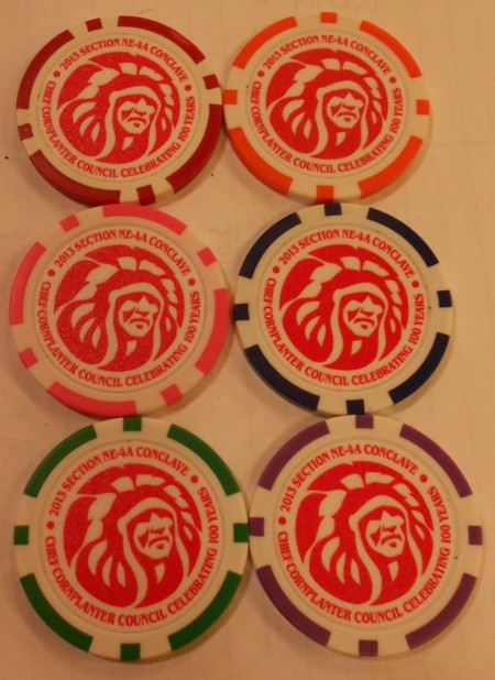 Section NE-4A 2013 Conclave Poker Chips