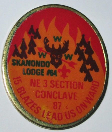 Section NE-3 1987 Section Conclave Pin