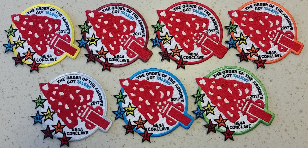 Section NE-4A 2017 Conclave Pocket Patch Set