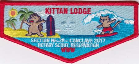 Kittan Lodge #364 2017 Section NE-3B Conclave Flap S41