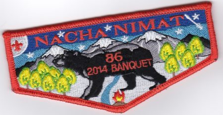 Nacha Nimat Lodge #86 2014 Banquet Flap eS2014
