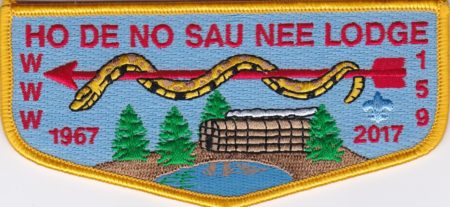 Ho-De-No-Sau-Nee Lodge #159 50th Anniversary Flap 3 of 4 S68
