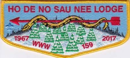Ho-De-No-Sau-Nee Lodge #159 50th Anniversary Flap 4 of 4 S69