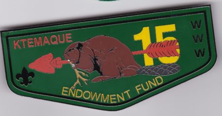 Ktemaque Lodge #15 Endowment Fund Metal Flap M1