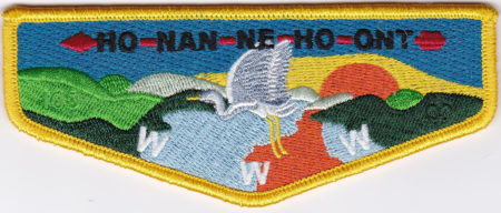 Ho-Nan-Ne-Ho-Ont Lodge #165 New Regular Issue Flap S45