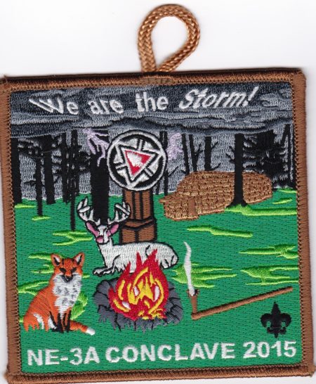 Section NE-3A 2015 Brown Border Pocket Patch
