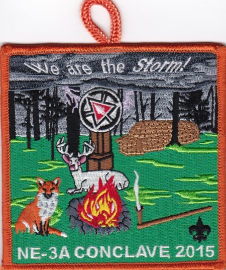 Section NE-3A 2015 Orange Border Pocket Patch