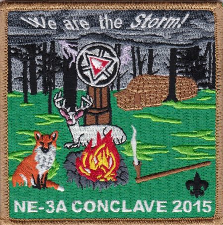 Section NE-3A 2015 Tan Border Pocket Patch