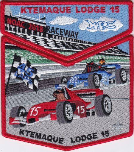 Ktemaque Lodge #15 2018 NOAC Fundraiser Set Red Border S78 X45