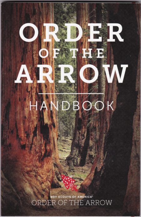 2017 Order of the Arrow Handbook Front Cover