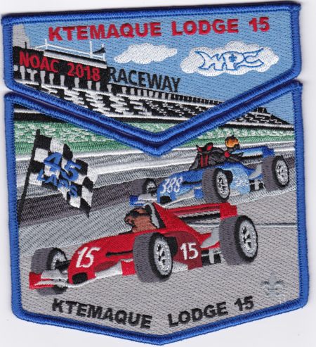 Ktemaque Lodge #15 2018 NOAC Trader Set Blue Border S79 X46