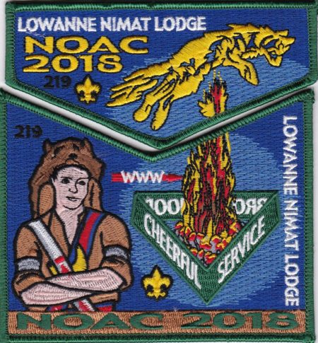 Lowanne Nimat Lodge #219 2018 NOAC Trader set S44 X25