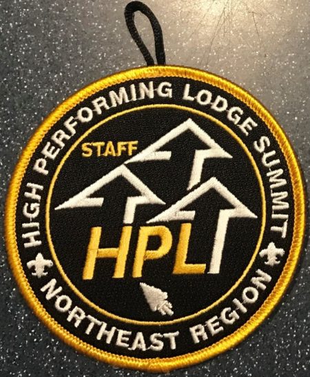 NER OA â€“ 2018 High Performance Lodge Summit Staff Patch