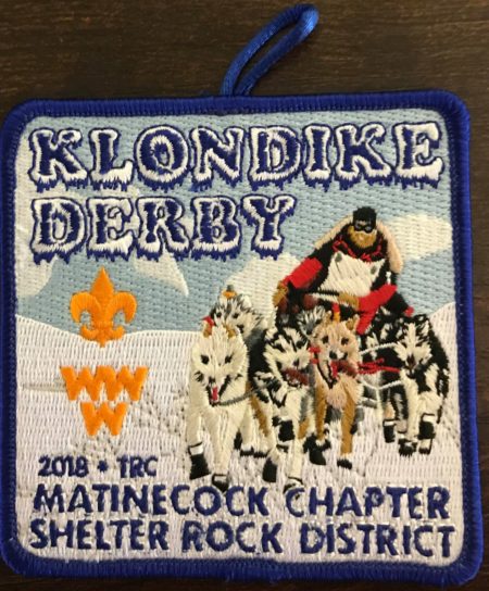 Buckskin Lodge #412 Matinecock Chapter 2018 Klondike Derby Patch eX2018-1