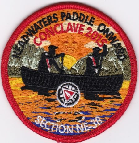 Section NE-3B 2015 Conclave Red Pocket Patch