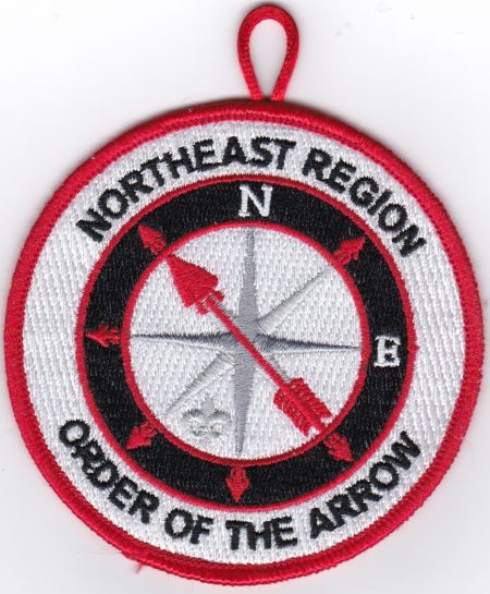 Northeast Region OA Red Bordered Pocket Patch