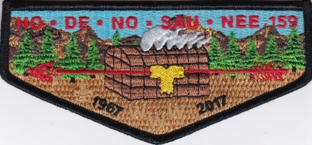Ho-De-No-Sau-Nee Lodge #159 50th Anniversary Flap 1967-2017 S77