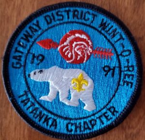 Suanhacky Lodge #49 Tatanka Chapter 1991 Wint-O-Ree Patch eR1991