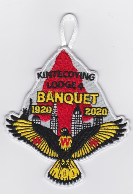 Kintecoying Lodge #4 2020 Banquet Patch 4eA2020-1