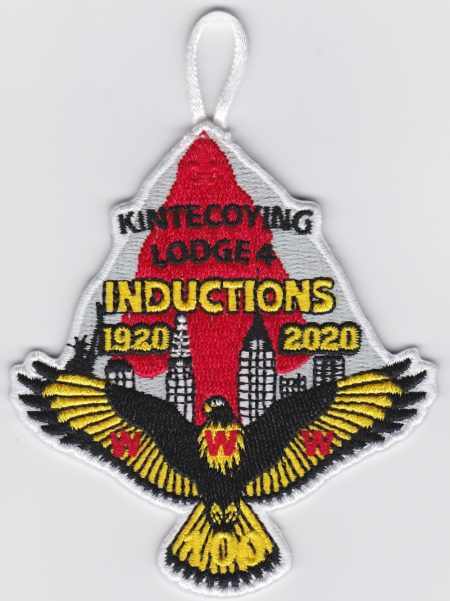 Kintecoying Lodge #4 2020 Inductions Patch 4eA2020-3