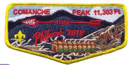 Ho-De-No-Sau-Nee Lodge #159 2018 Philmont Fundraiser Flap S81