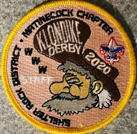 Buckskin Lodge #412 Matinecock Chapter 2020 Klondike Derby Staff Patch eR2020-2