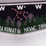 Lodge #86 Nacha Nimat 2004 NOAC Trader Flap